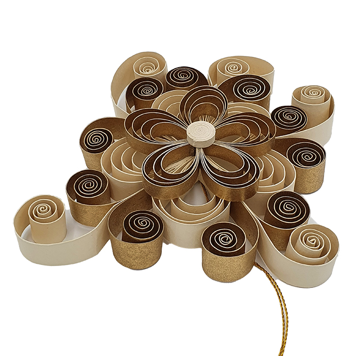 Big flower decoration in box