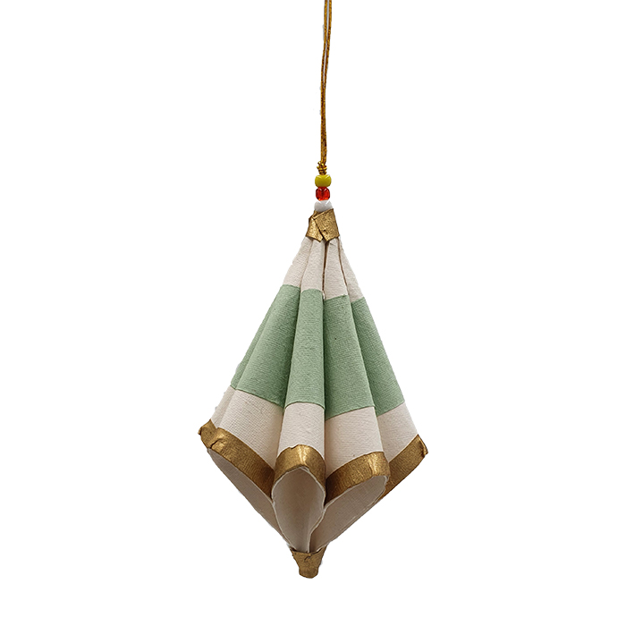 Cone folden dusty mint gold natural set/3