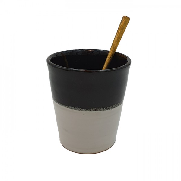 Mug 2-tone black and white